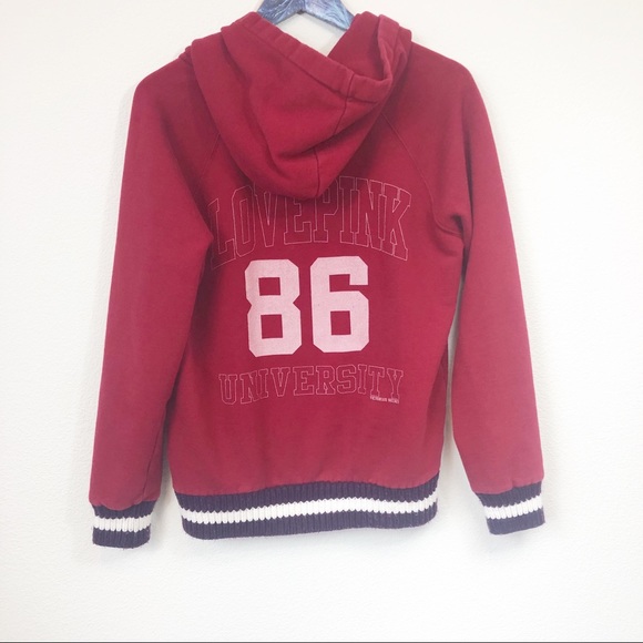 PINK Victoria’s Secret Red Hoodie - Picture 3 of 3